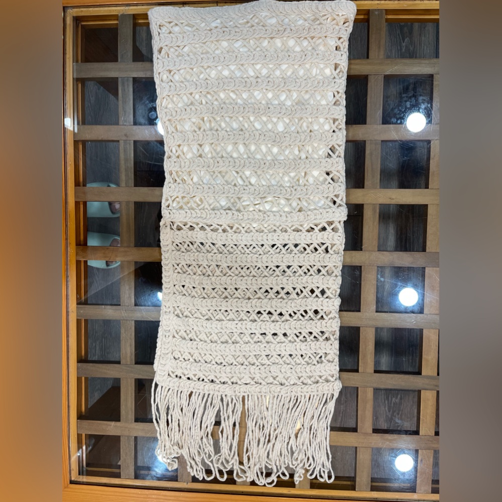 Zara Cream Crochet Tank Top - Picture 11 of 12